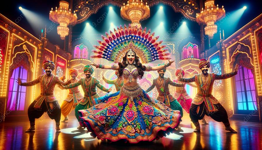 Hvilken indflydelse har Bollywood i internationale danseforestillinger?