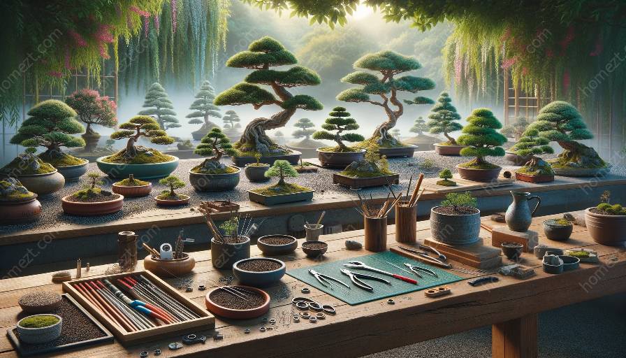 bonsai alet ve ekipmanları