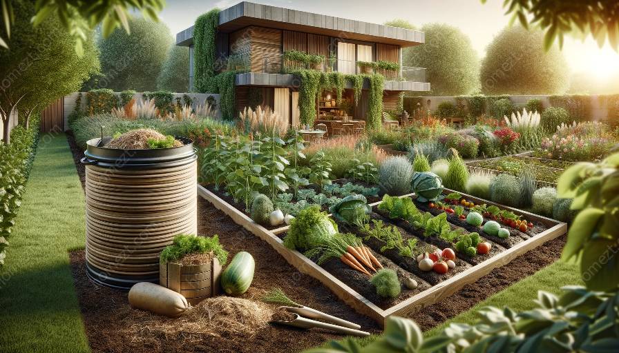 pengkomposan dan berkebun organik