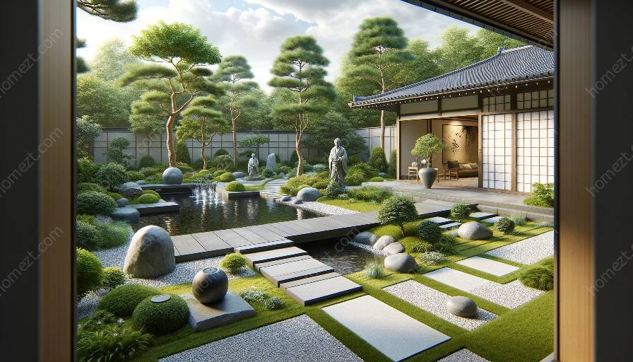 desain taman jepang kontemporer