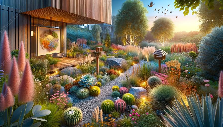 crear jardines xeriscape amigables con la vida silvestre