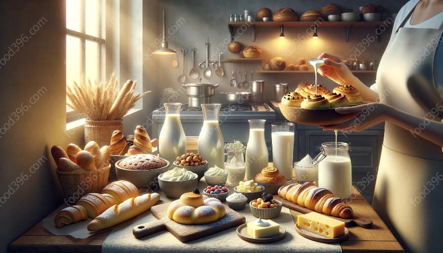 types of dairy products used in baking