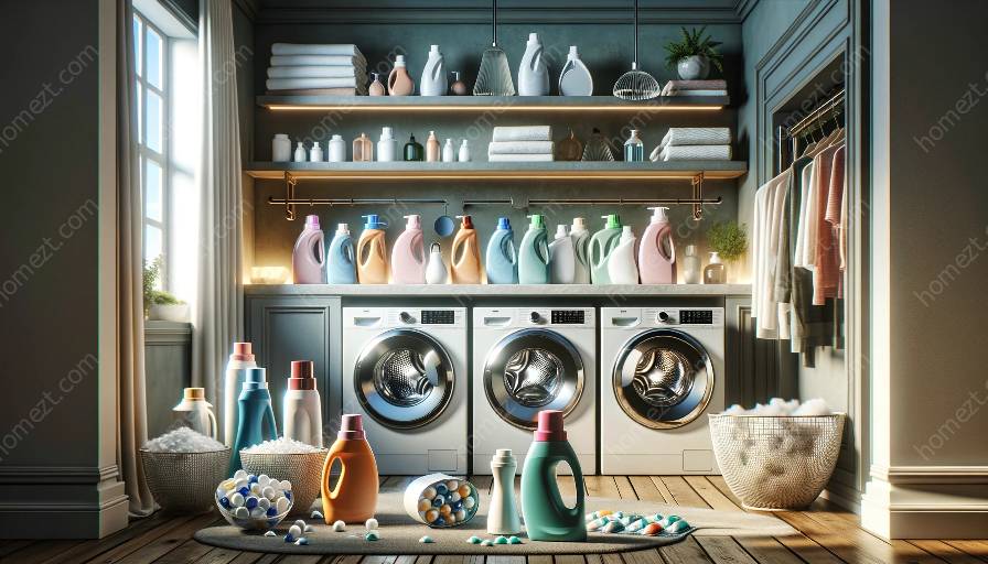 detergents and fabric softeners