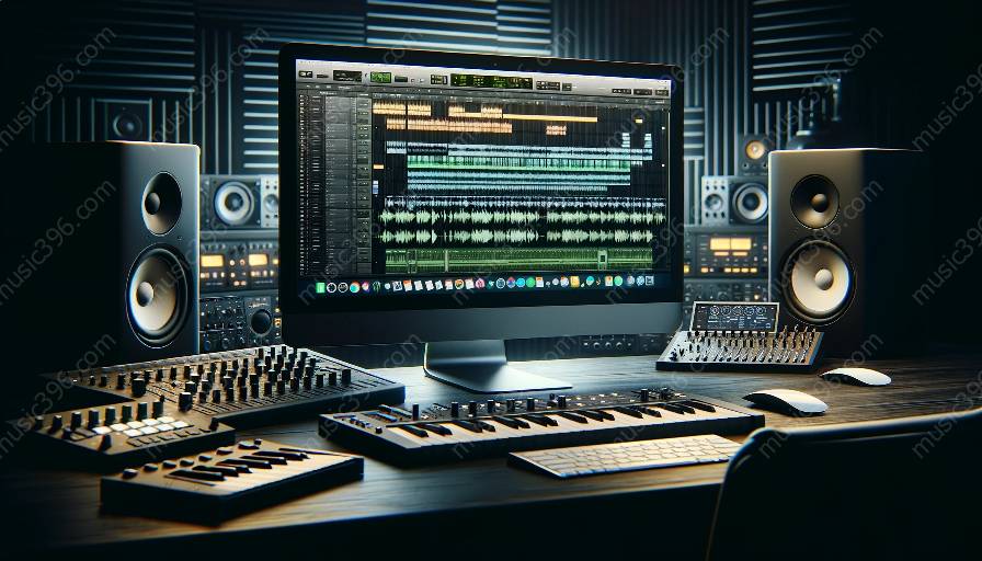 What are the environmental considerations in digital audio workstations (DAWs) and sustainable music production practices?