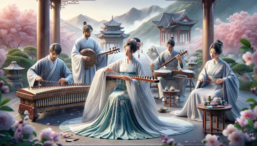 Esaminare la narrazione e gli elementi narrativi nelle tradizioni musicali dell'Asia orientale.