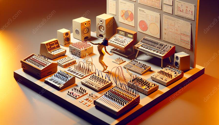 Lyftande musikkomposition med användning av sequencers i elektronisk musik för dansföreställningar