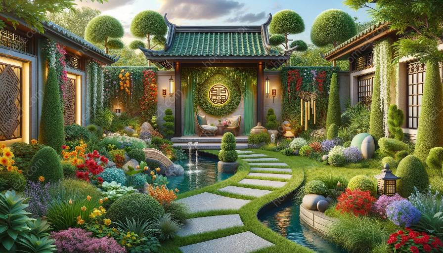 techniques feng shui pour attirer l'énergie positive dans le jardin