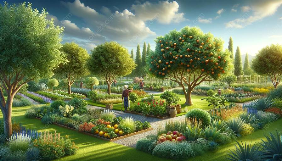 jardinage d'arbres fruitiers