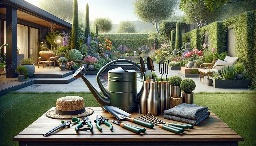 ferramentas e equipamentos de jardim
