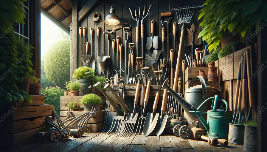 outils et équipements de jardin