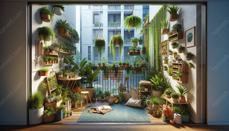 jardinería con espacio limitado