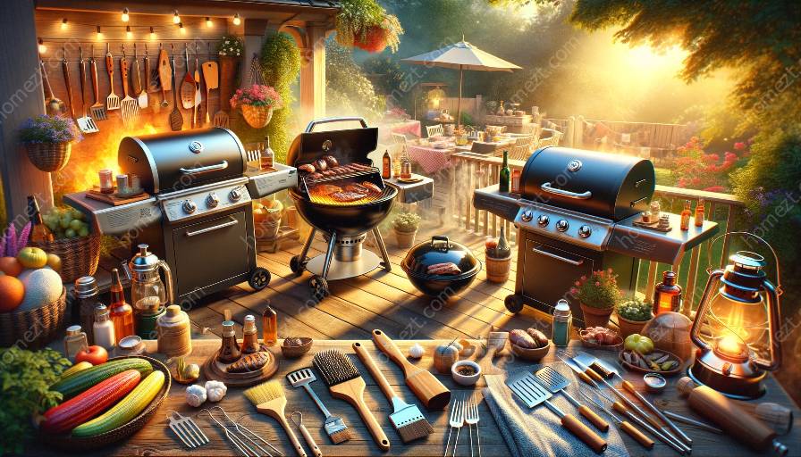 outils de grill et de cuisine d'extérieur