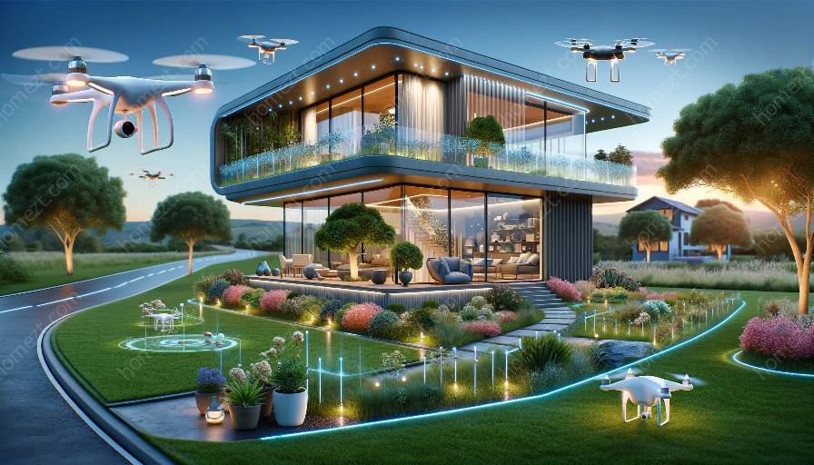 incorporando drones na automação residencial