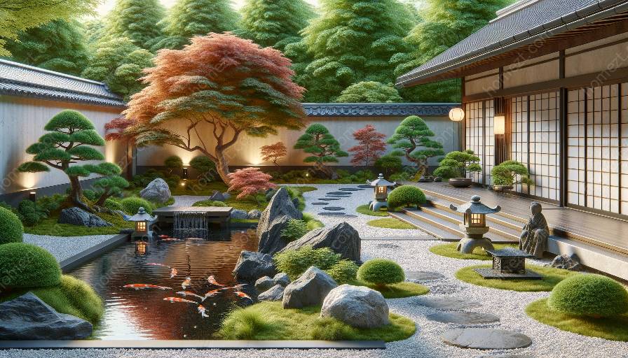 Japanische Gartengestaltung und Prinzipien