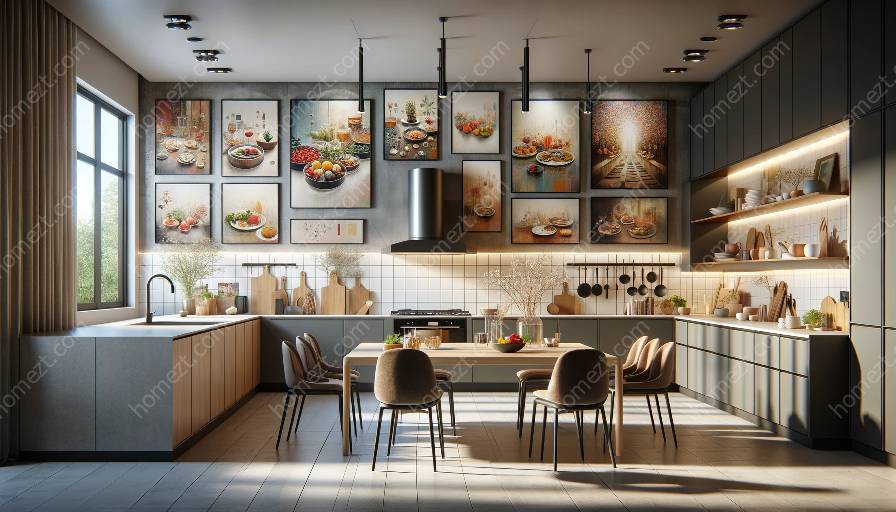 cuisine art mural