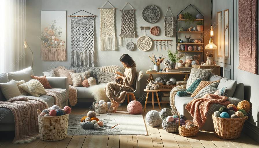 knitting and crocheting home accessories