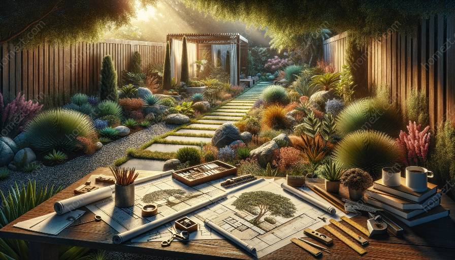 planificarea unui design xeriscape