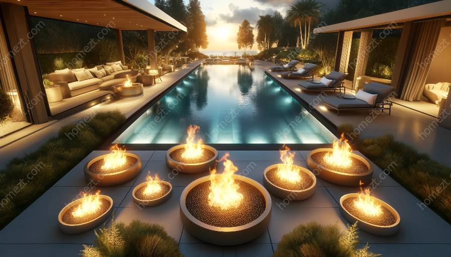 pool fire features