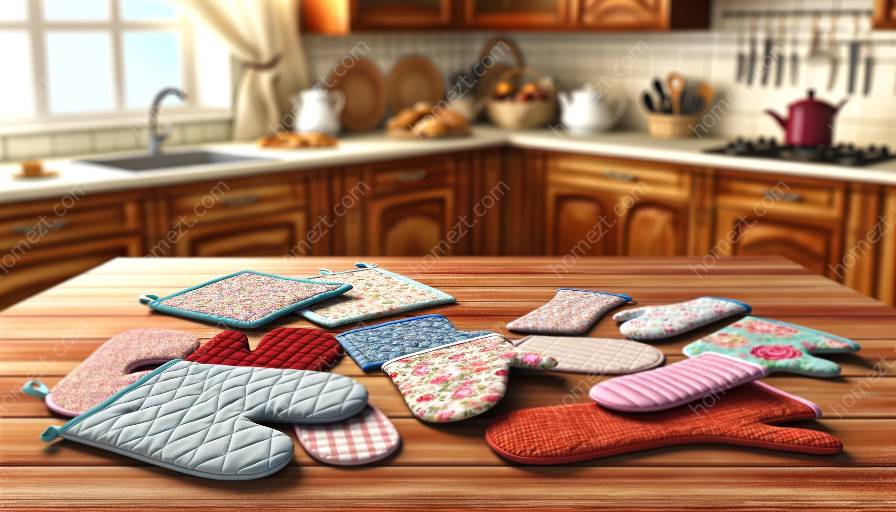 potholders اور تندور mitts