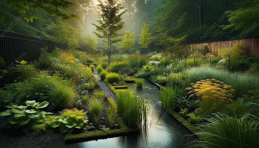 jardines de lluvia