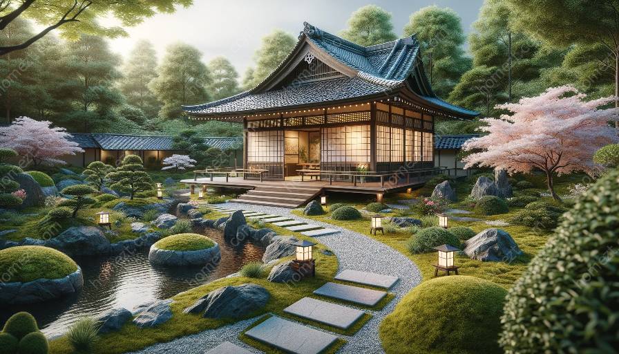 Teehäuser und ihre Rolle in der japanischen Gartengestaltung