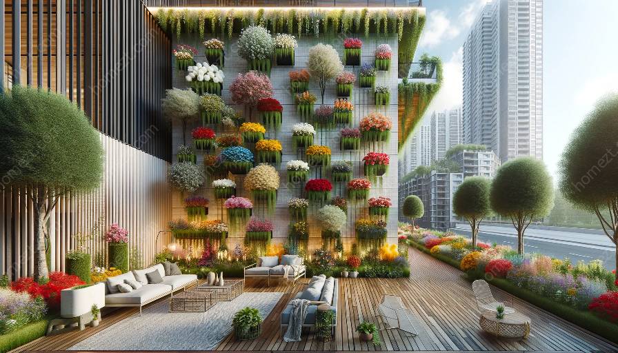 vertical flower beds