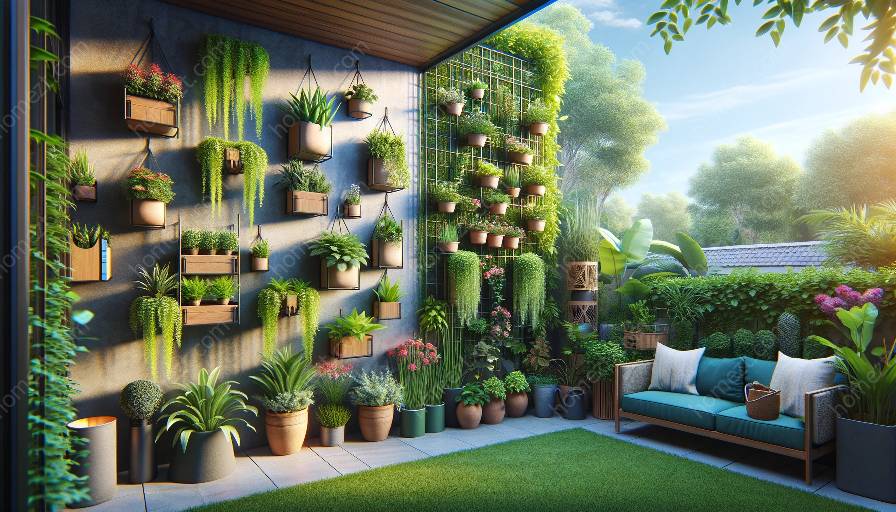 vertical gardening sa maliliit na espasyo