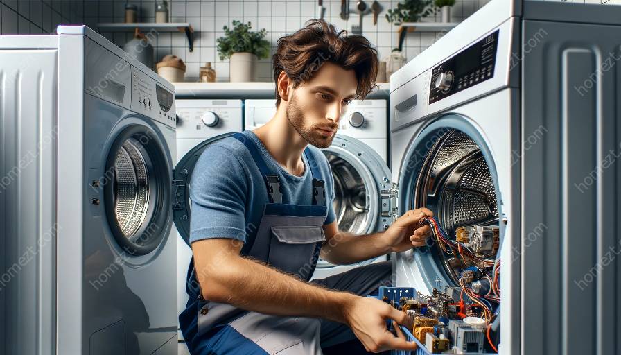 washing at drying machine