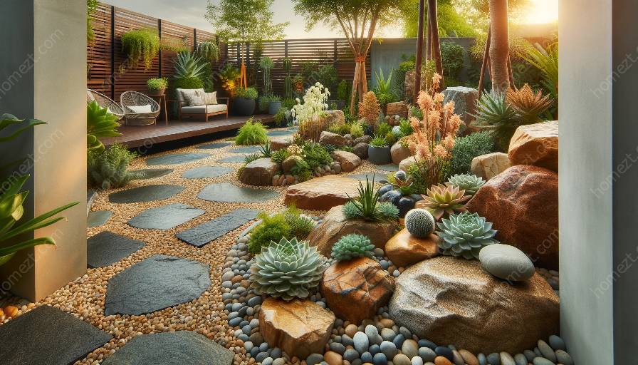 xeriscape rock gardens