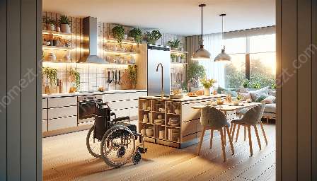 장애인을 위한 접근 가능한 주방 디자인