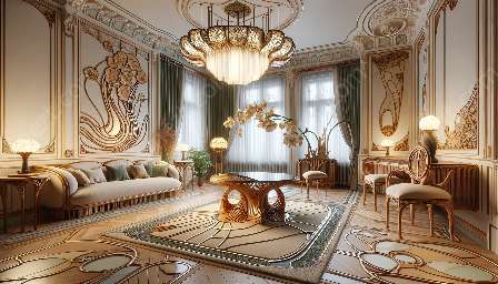 アールヌーボー様式の家具