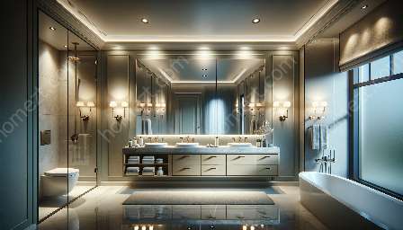 Platzierung und Positionierung der Badezimmerbeleuchtung