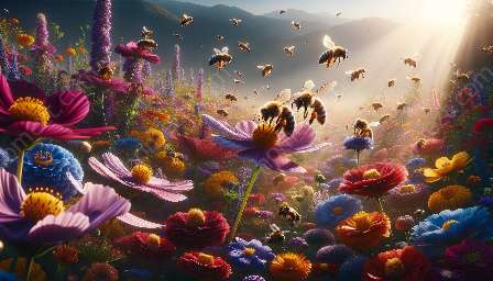 pendebungaan lebah