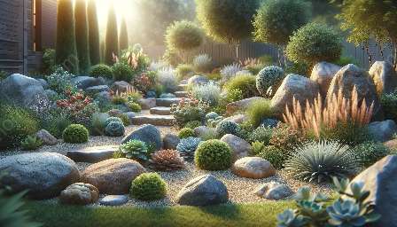 benefícios dos jardins de pedras