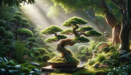 gaya bonsai: terbawa angin