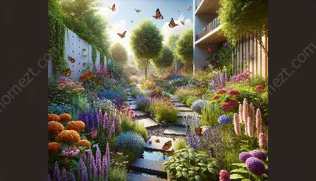 Schmetterlingsgartenarbeit