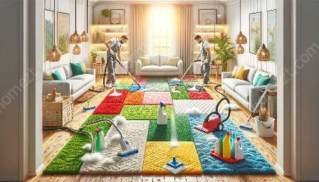 métodos de limpeza de carpetes