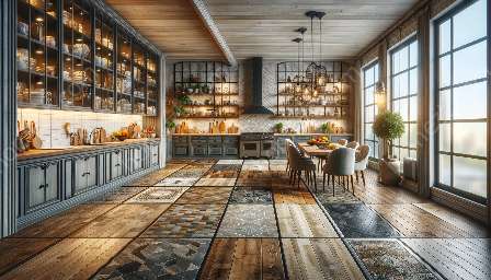 memilih lantai dapur yang betul untuk gaya yang berbeza