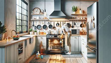 limpar forno/fogão de cozinha