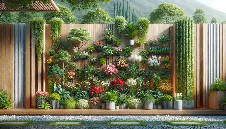 skapa en vertikal trädgård på en budget