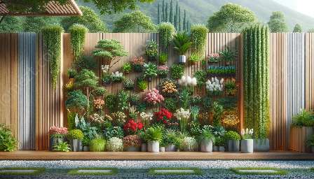 creare un giardino verticale con un budget limitato