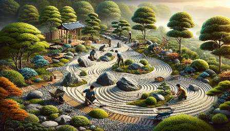 crearea unei grădini zen