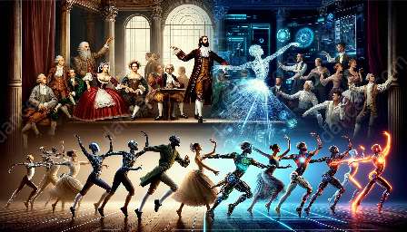 नृत्य और प्रौद्योगिकी इतिहास