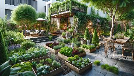 食用の庭のデザイン