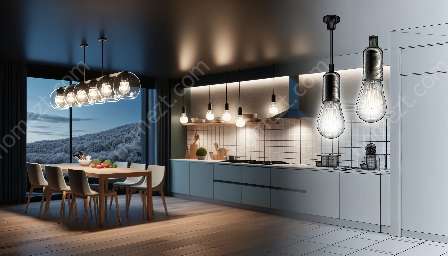 iluminat de bucătărie eficient din punct de vedere energetic