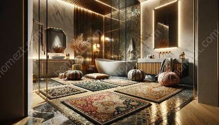 екзотичні та розкішні килимки для ванної кімнати