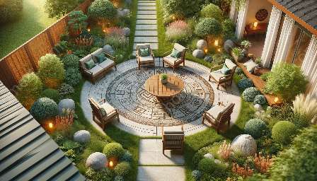 principes du feng shui pour sélectionner et disposer le mobilier d'extérieur dans le jardin