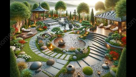 principes du feng shui dans la conception de jardins