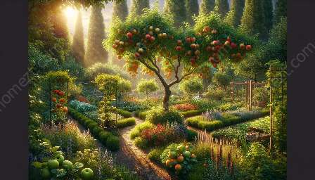 frukt trädgårdsarbete