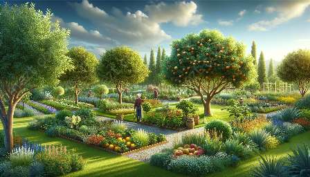 jardinagem de árvores frutíferas